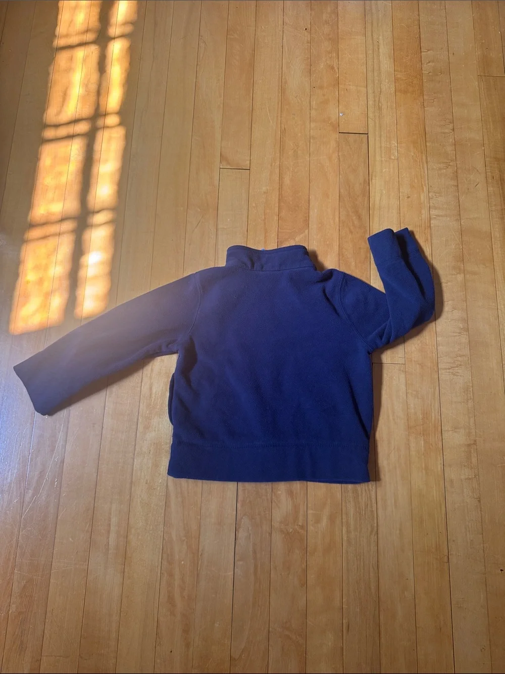 Carter's Navy and Bright Blue Toddler Fleece Zip Jacket kids 4T